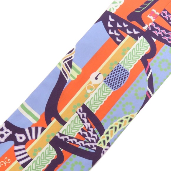 Hermes Twilly Scarf/Muffler Silk Women's HERMES - Picture 2 of 12